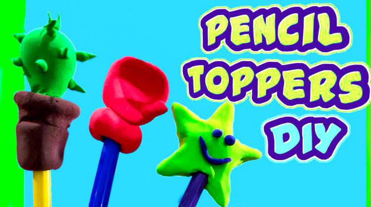 DIY pencil toppers