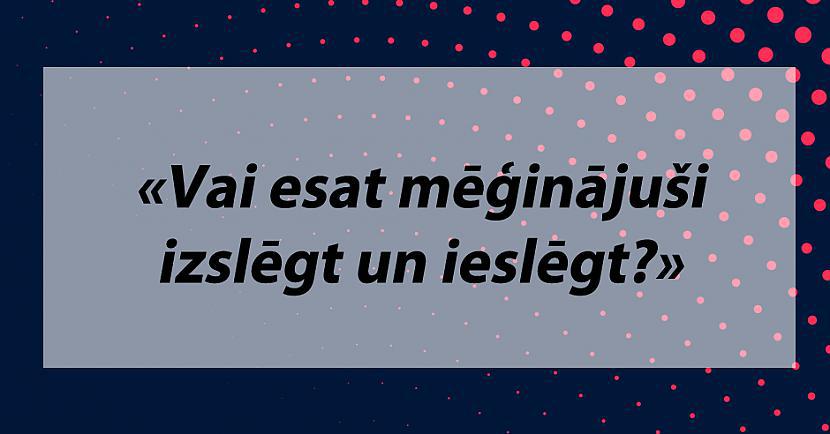Vai zini, kas tā ir par profesiju, ja redzi tikai vienu teikumu?