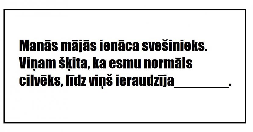 Autors: The Diāna KONKURSS: Viņš domāja, ka esmu normāls, līdz ieraudzīja_____ BEIDZIES