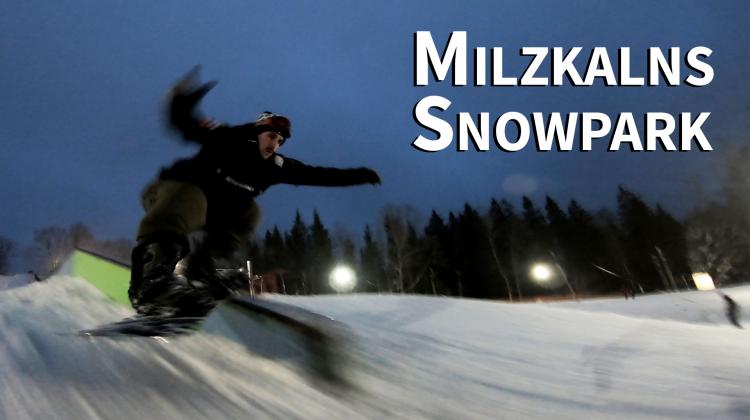 Labākais Latviešu snovers? Milzkalna Snowparks