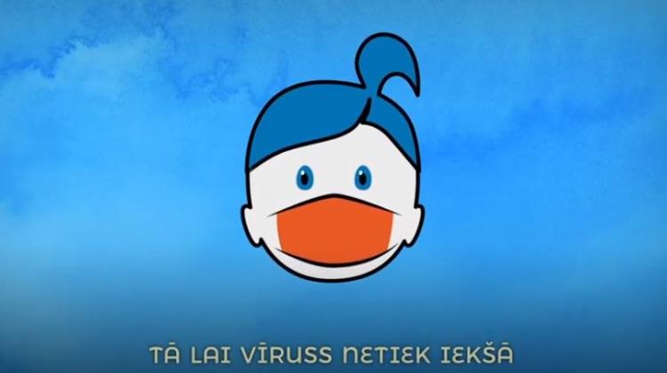 Radīta jauna animācija, lai bērniem palīdzētu izprast sejas masku nepieciešamību