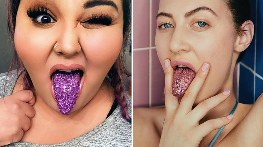 Sievietes laiza mirdzumus, lai pievērstu sev lielāku uzmanību vietnē Instagram