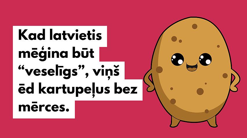 Smieklīgi joki par latviešiem un kartupeļiem. Uzlabo sev garastāvokli!