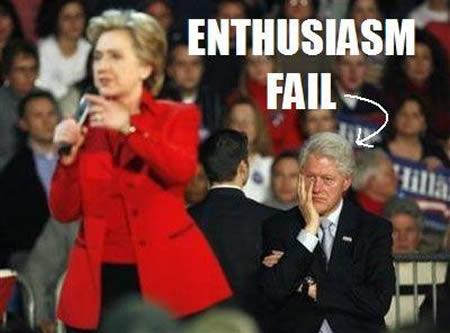 Bils Klintons nav entuziasts... Autors: Brezhnews Apkaunojoši brīži politikā