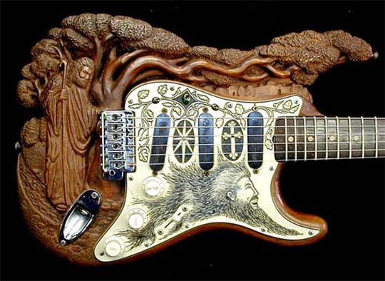 Šo  Fender Stratocaster Doug... Autors: LittleWolf Top 10 dīvainākās ģitāras