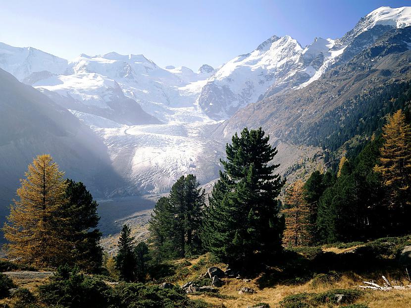 Piz Bernina Moteratsch Glacier... Autors: dzelksnis ceļojums pa eiropu