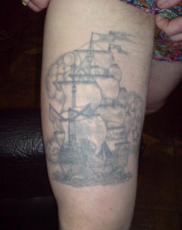 Buru kuģis  Slāpes pēc... Autors: nariks Krievijas cietumu tetovējumi/skaidrojumi.