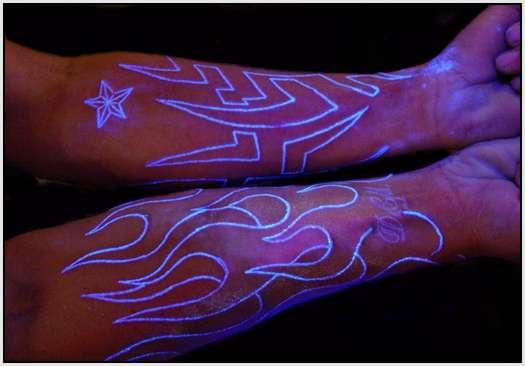  Autors: tabaka Ultra violetie tetovējumi