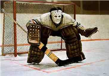 Pirmā vartusarga hokeja maska... Autors: Dolphin Fakti par Hokeju.