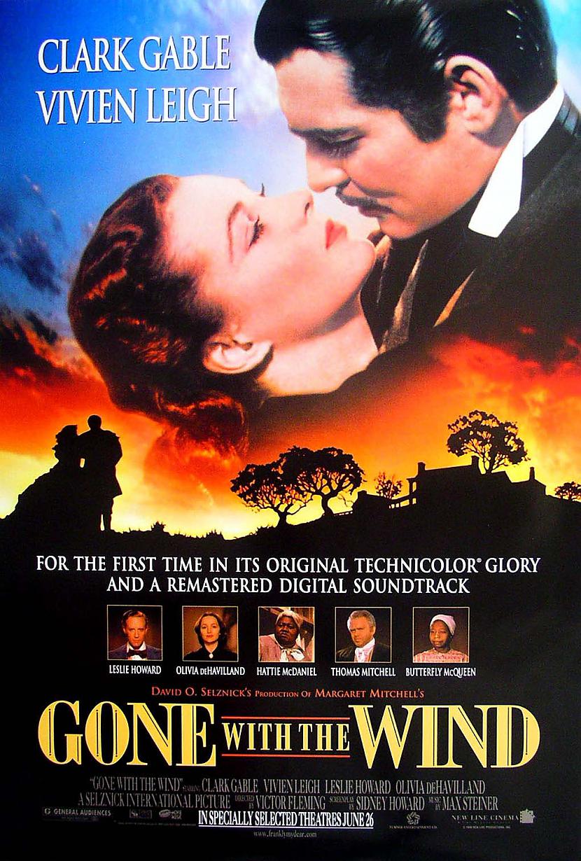 Gone with the Wind 1939 ... Autors: fiesta Visu laiku romantiskāko filmu Top 20