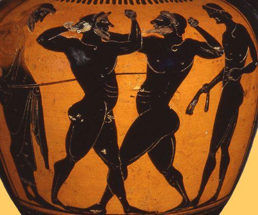 Dūru cīņa bokss Kā sacensību... Autors: AndOne Antīkās Olimpiskās spēles Senajā Grieķijā (Hellādā)
