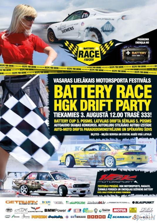  Autors: Čuguns Battery Race un HGK Drift Party - 3.augustā trasē 333