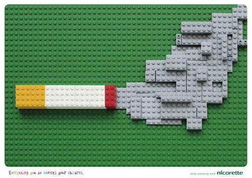 Nicorette Lego Autors: magenta 160 kreatīvas un uzmanību cienīgas reklāmas no visas pas