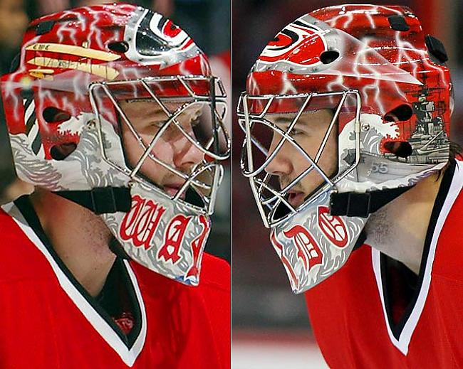 arī Cam Ward Autors: cornflakes Zīmējumi uz vārtsargu ķiverēm.