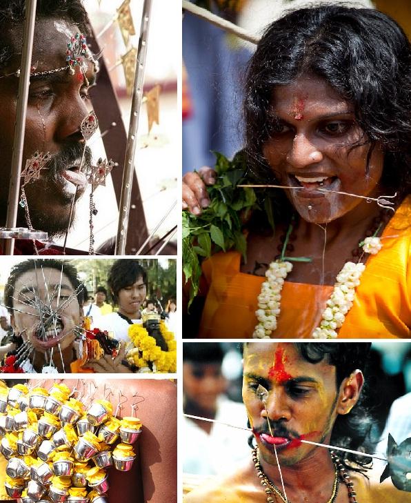 Taipusam ir hindu festivāls... Autors: gurkjis Šokējošā pasaule