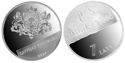 Jubilejas monēta quotLatvija ... Autors: smogs Latvijas nauda