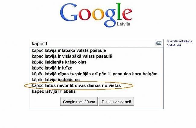  Autors: Moonwalker Ko latvietis meklē Google? 2. daļa