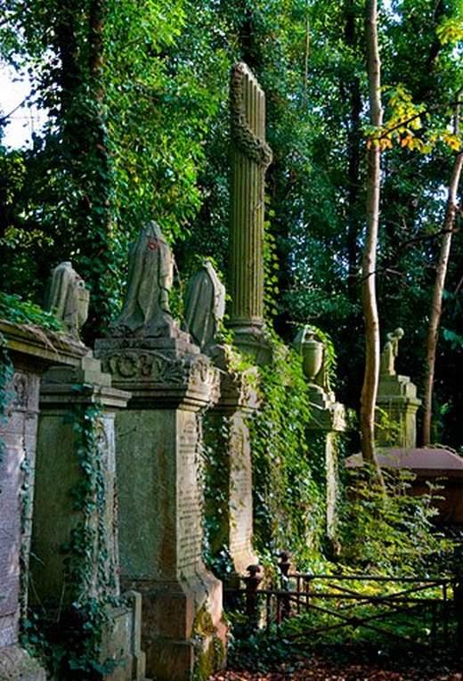 Highgate Cemetery Londonā Jau... Autors: ainiss13 Spocīgākās kapsētas pasaulē.