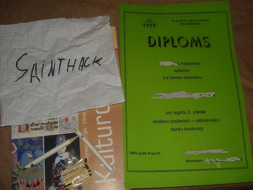  Autors: sainthack diploms