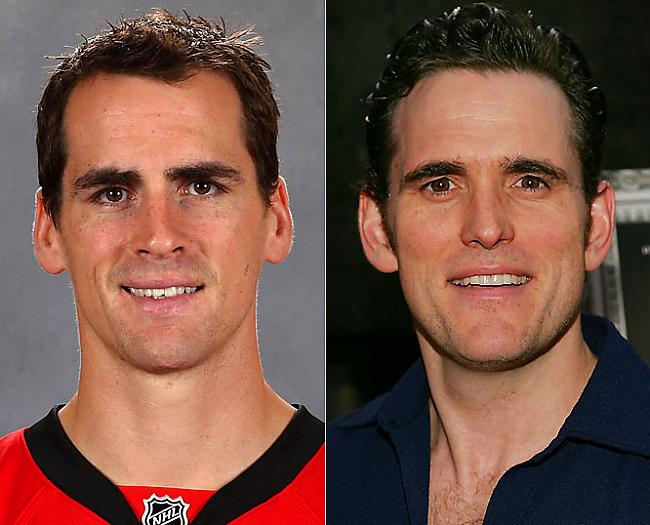 Wade Redden un Matt Dillon Autors: King Ring Hokejistu un aktieru vienādības.