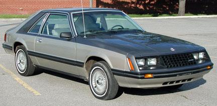 1981 Autors: Mo42 Ford Mustang evolucija bildes