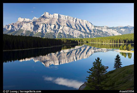  Mt Rundle and Two Jack Lake... Autors: Rampage Skaisti dabas skati  :)