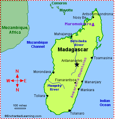 Madagaskara  Āfrikas austrumu... Autors: Marshall Mathers Nasing Spešal (Fakti)