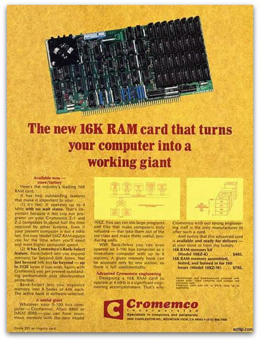 Šeit redzama 16K liela RAM... Autors: ogthegreat Ļoti vecas datoru reklāmas