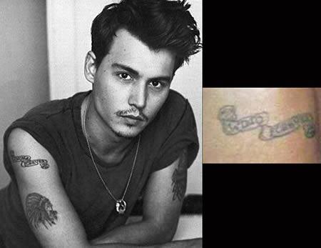 Džonija Depa roku rotāja viņa... Autors: tifaanija Before/After Tattoos