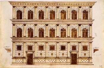Palazzo Ruccelai Trīsstāvu ēka... Autors: Hmm 100g Vēstures: Renesanse
