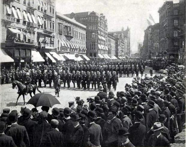 Policijas parāde 1899 Autors: Strikis New York