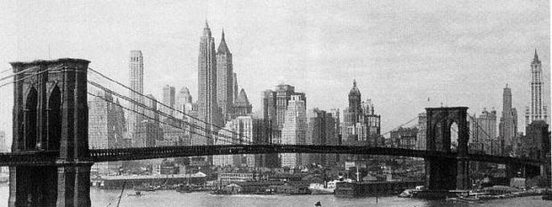 skyline 1935 Autors: Strikis New York