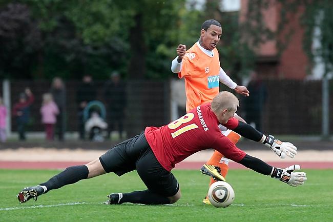 Foto: FK Jelgava uzvar Blackpool F.C.