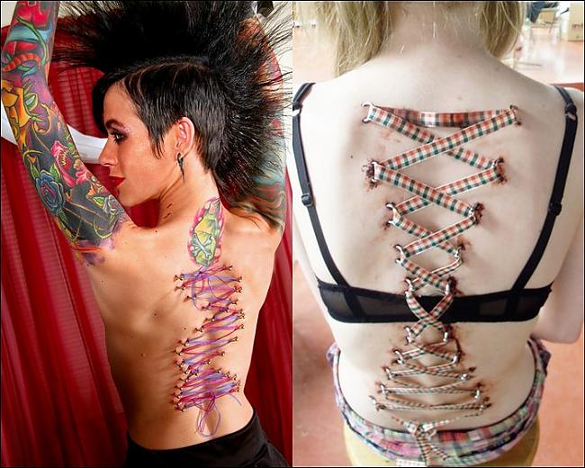  Autors: dzelksnis Corset Piercing: Elegant or Bizare Body Modification?