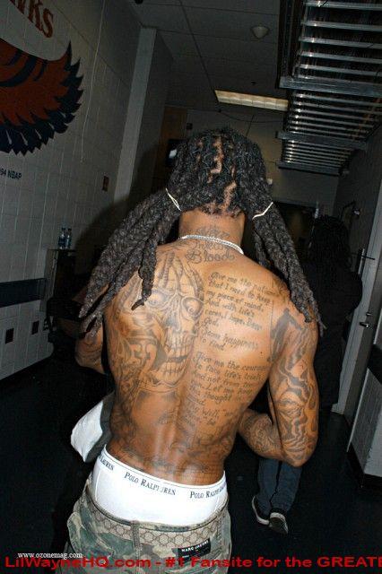 Tā izskatas vinja mugura Autors: Lil Beast Lil Wayne Tattoos