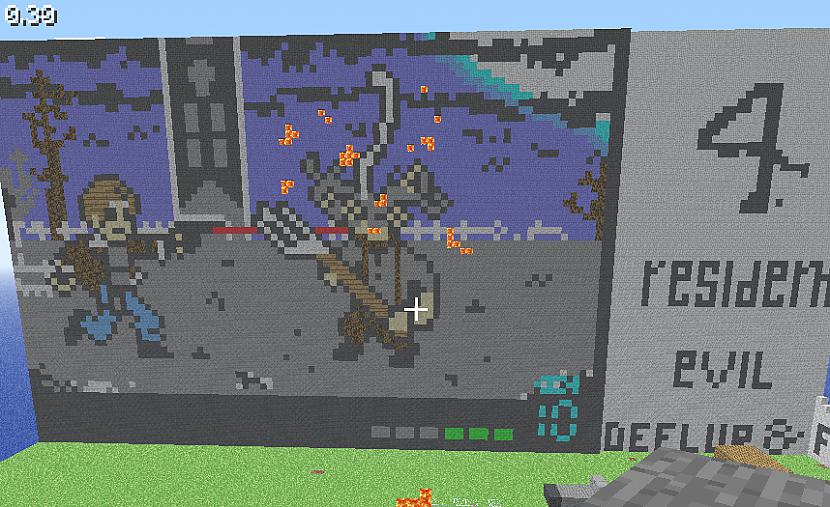 Resident evil 4 pixel art Autors: deflur Mani Minecraft darbi.