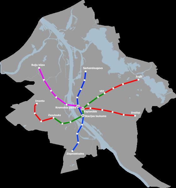 Metro plāns Autors: anett Rīgā grib metro!