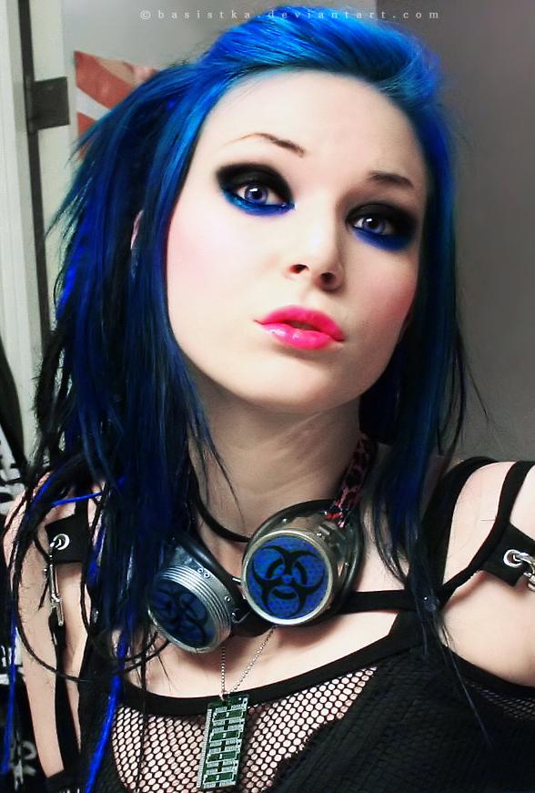 Zili melns ir haosa krāsa Autors: laaacene Blue Hair - They Like To Be Different ^^