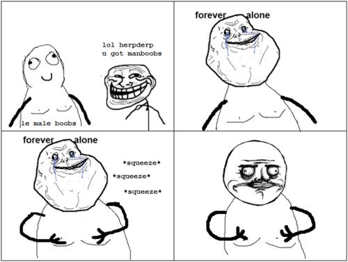  Autors: scratchy Forever ALONE komiksi