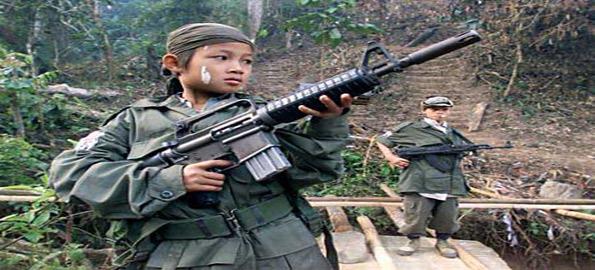 Bērni militārām vajadzībām... Autors: SeReO Šausminošākās bērnu problēmas pasaulē.