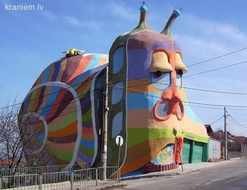 Gliemeža māja Bulgārijā Autors: Kēksiņš Interesantas ēkas