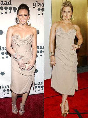 Hilary Duff amp  Emily Proctor Autors: bee62 Kam šī kleita piestāv labāk?