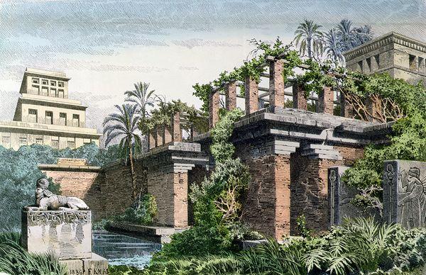 Vecs Babilonas gaisa dārzi... Autors: citramonius 7 pasaules brīnumi (jaunie vs vecie)