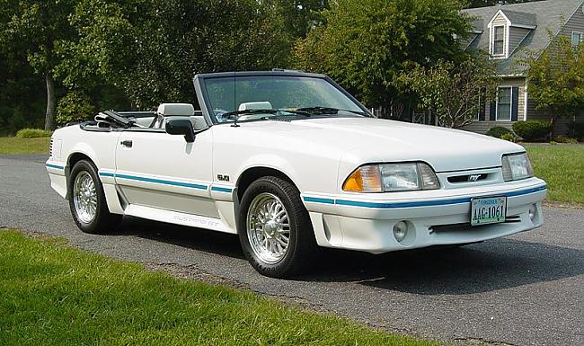 3 paaudze 19791993 Nāk drūmā... Autors: KeyKey Ford Mustang evolūcija