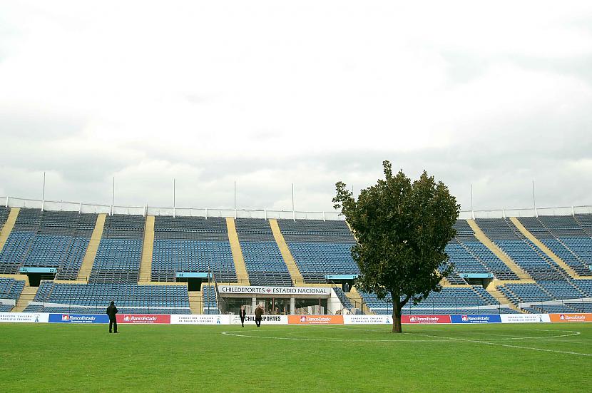 Futbola stadions - koncentrācijas nometne