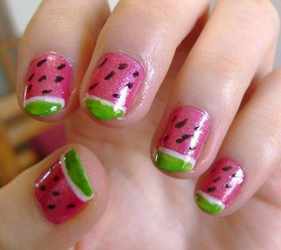 Watermelon nails Var uztaisīt... Autors: dzheinaa hottties nadziņi.