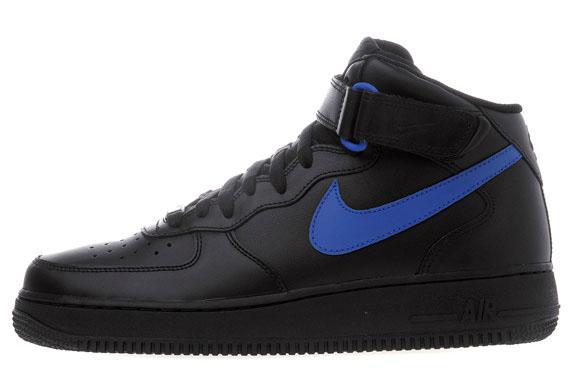 Air Force 1 Mid 07 Black Royal Autors: redf0xs Nike Shoes