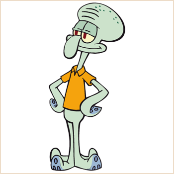 Squidward  Sūkļa dusmīgais... Autors: Fosilija FAKTI par Sūkli Bobu - Kvadrātbiksi