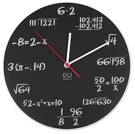 The Math Clock Lai nenokavētu... Autors: Justteen 10 stilīgākie pulksteņi..