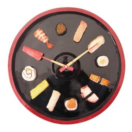 Sushi clock Esi izsalcis... Autors: Justteen 10 stilīgākie pulksteņi..